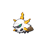 Larvesta - Black White (Shiny)