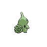 Larvitar - Black White (Back View)