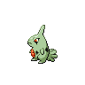 Larvitar - Black White (Normal)