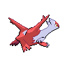 Latias - Black White (Back View)