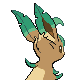 Leafeon - Diamond Pearl (Back View)