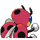Ledian - HeartGold SoulSilver (Back View)