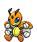 Ledian - Black 2 White 2 Black White Animated (Shiny)