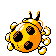 Ledyba - Silver (Back View (Shiny))