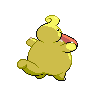 Lickilicky - Black White (Back View (Shiny))