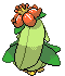 Lilligant - Black 2 White 2 Black White Animated (Back View)