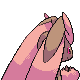 Lopunny - Diamond Pearl (Back View (Shiny))