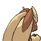 Lopunny - HeartGold SoulSilver (Back View)