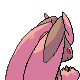 Lopunny - Platinum (Back View (Shiny))