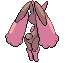 Lopunny - Black 2 White 2 Black White Animated (Back View (Shiny))