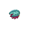 Lotad - Black White (Back View (Shiny))