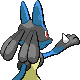 Lucario - Diamond Pearl (Back View)