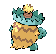 Ludicolo - Black 2 White 2 Black White Animated (Back View (Shiny))