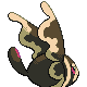 Lumineon - HeartGold SoulSilver (Back View (Shiny))