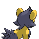 Luxio - Diamond Pearl (Back View (Shiny))