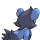 Luxio - HeartGold SoulSilver (Back View)