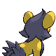 Luxio - Platinum (Back View (Shiny))