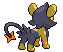 Luxio - Black 2 White 2 Black White Animated (Back View (Shiny))