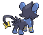 Luxio - Black 2 White 2 Black White Animated (Back View)