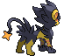 Luxray - Black 2 White 2 Black White Animated (Back View (Shiny))