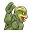 Machamp - FireRed LeafGreen (Back View (Shiny))