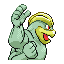 Machamp - FireRed LeafGreen (Back View)