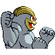 Machamp - Diamond Pearl (Back View)