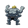 Machamp - Black White (Back View)