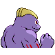 Machoke - HeartGold SoulSilver (Back View)