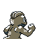Machop - Silver (Back View (Shiny))