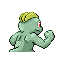 Machop - Emerald (Back View)