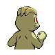 Machop - Diamond Pearl (Back View (Shiny))