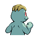 Machop - Diamond Pearl (Back View)