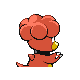 Magby - HeartGold SoulSilver (Back View)
