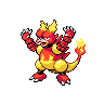 Magmar - Black White (Normal)