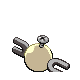 Magnemite - Platinum (Back View (Shiny))