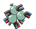 Magneton - Black 2 White 2 Black White Animated (Back View)