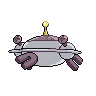 Magnezone - Black White (Back View (Shiny))