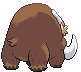 Mamoswine - Black 2 White 2 Black White Animated (Back View)