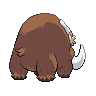 Mamoswine - Black White (Back View)