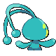 Manaphy - Diamond Pearl (Back View (Shiny))