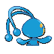 Manaphy - HeartGold SoulSilver (Back View)