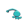 Manaphy - Black White (Back View (Shiny))
