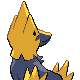 Manectric - Diamond Pearl (Back View (Shiny))