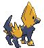Manectric - Black 2 White 2 Black White Animated (Back View (Shiny))