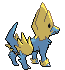 Manectric - Black 2 White 2 Black White Animated (Back View)