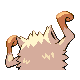 Mankey - HeartGold SoulSilver (Back View)