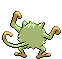 Mankey - Black 2 White 2 Black White Animated (Back View (Shiny))