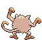 Mankey - Black 2 White 2 Black White Animated (Back View)