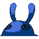 Mantine - HeartGold SoulSilver (Back View (Shiny))
